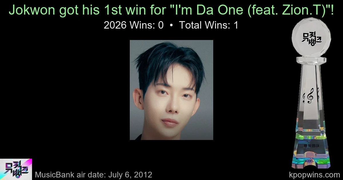 Jokwon - I'm Da One (feat. Zion.T)